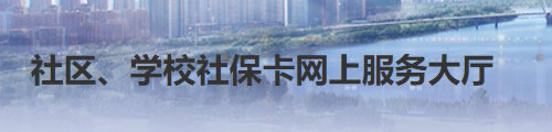 沈阳市 社区、学校社保卡网上服务大厅