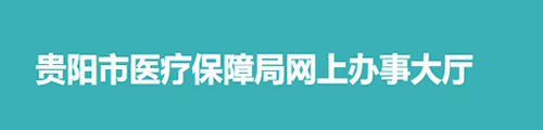 贵阳市医疗保障局网上办事大厅