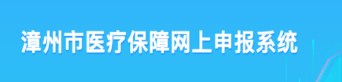 E点通·漳州医疗保障网上申报系统