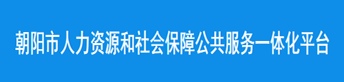 朝阳市人社公共服务一体化平台